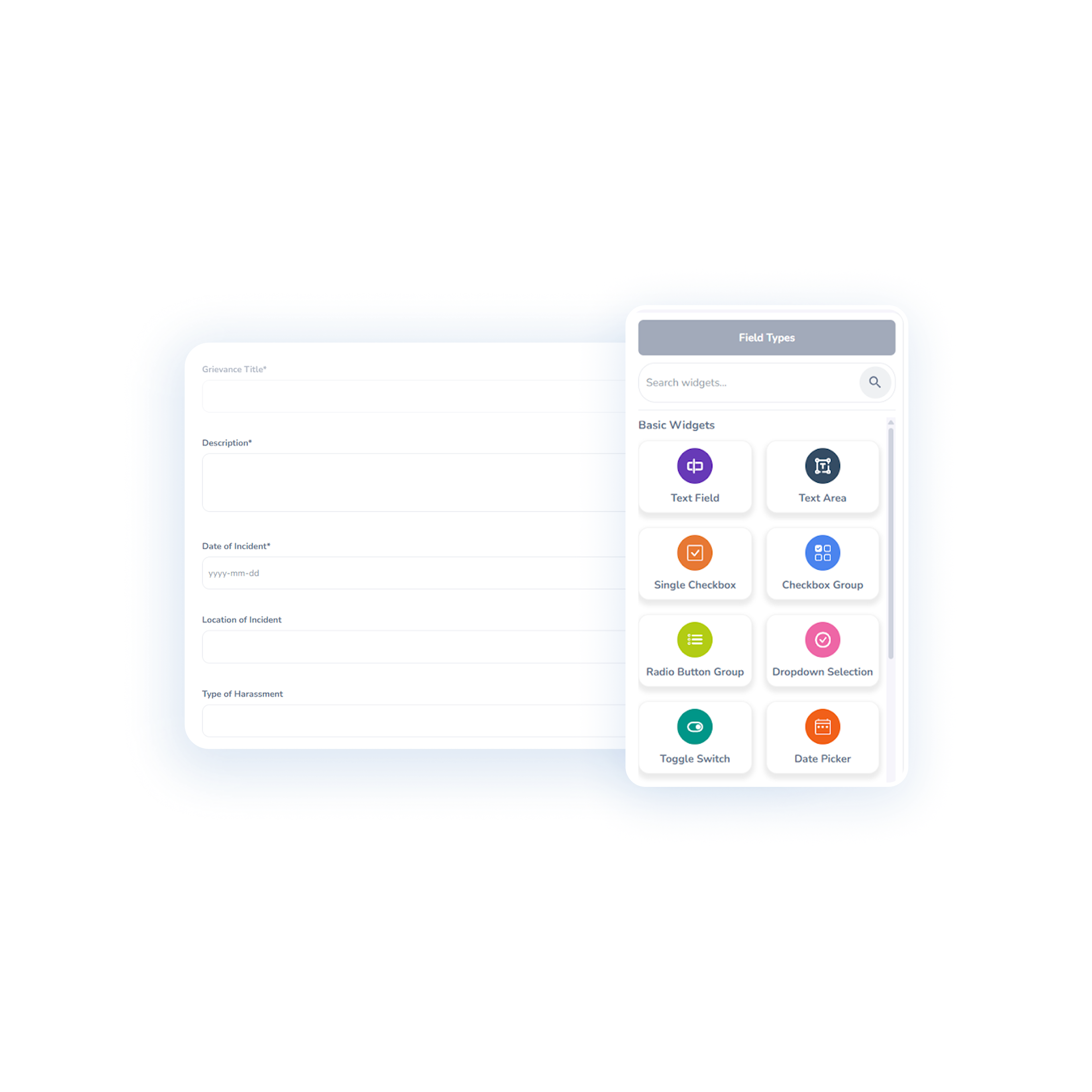 Configurable Grievance Types for Personalized Resolution