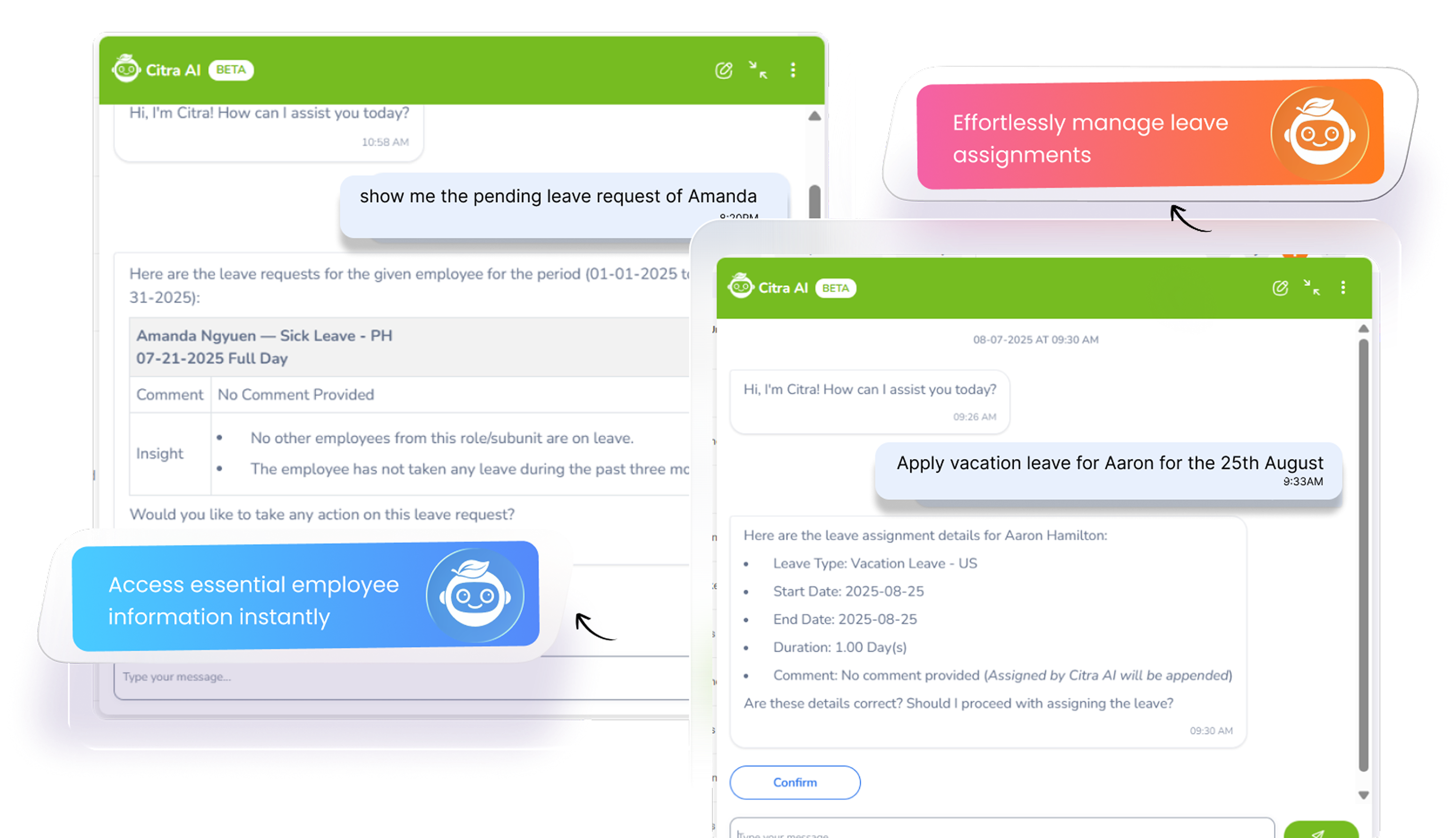 OrangeHRM Citra AI Powered Chatbot