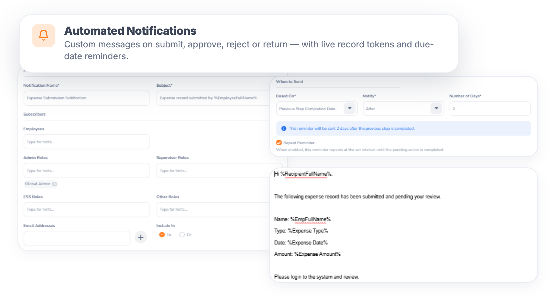 automated notifications